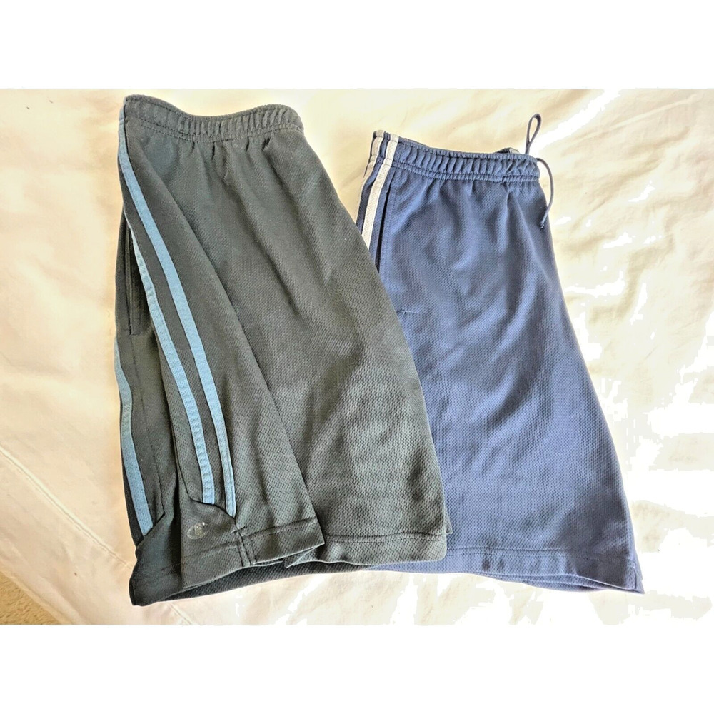 Champion Men’s Athletic Shorts Blue or Black Polyester Medium